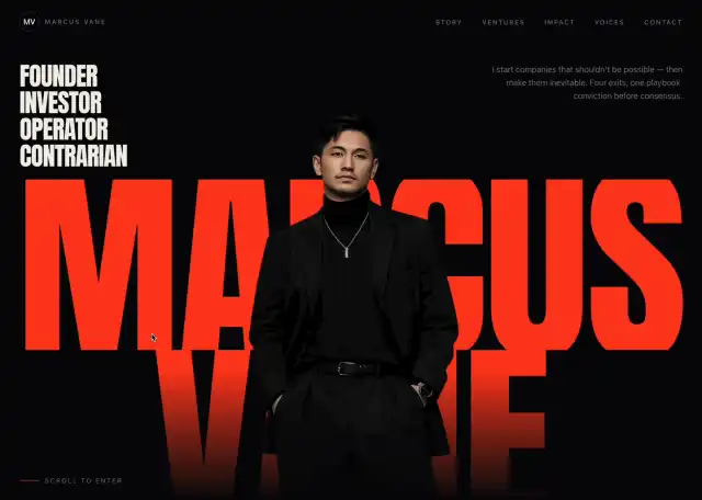 Marcus Vane visual preview