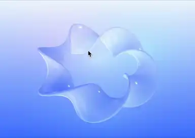 Twisted Glass Ribbon visual preview