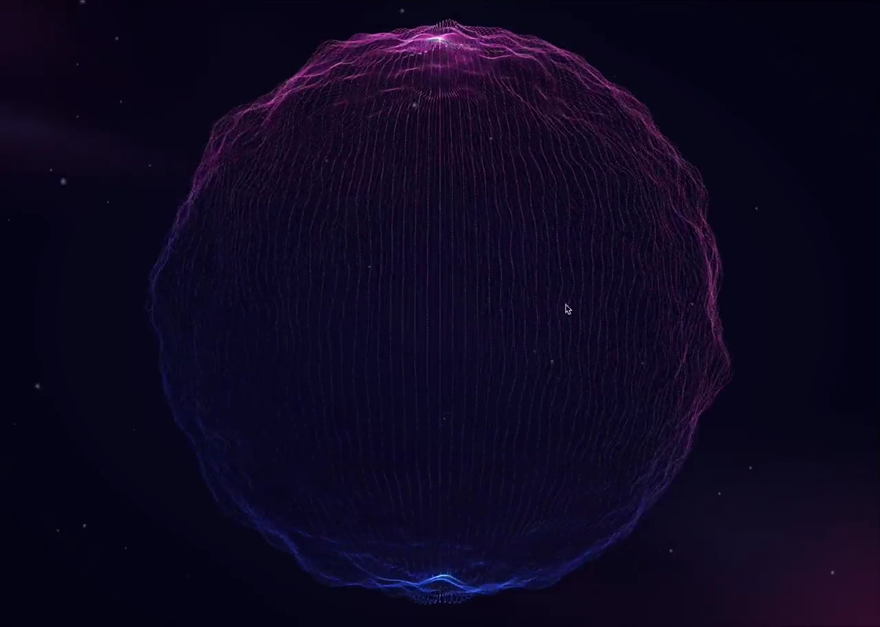 Particle Sphere visual preview